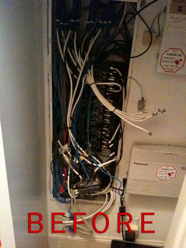 Smart Wiring Before Picture